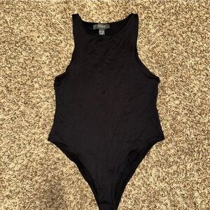 Primark Black Sleeveless Body Suit - Small